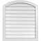 Ekena Millwork Arch Top Surface Mount PVC Gable Vent: Functional, w/ 2"W x 2"P Brickmould Sill Frame, 28"W x 32"H GVPAR28X3203SF - alternate 1